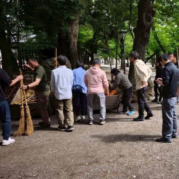 第22回 靖国神社清掃活動を実施しました