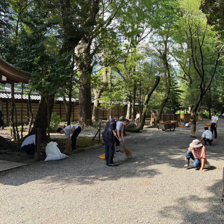 第24回 靖国神社清掃活動を実施しました