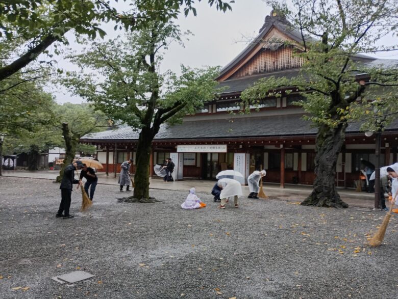 第26回 靖国神社清掃活動を実施しました